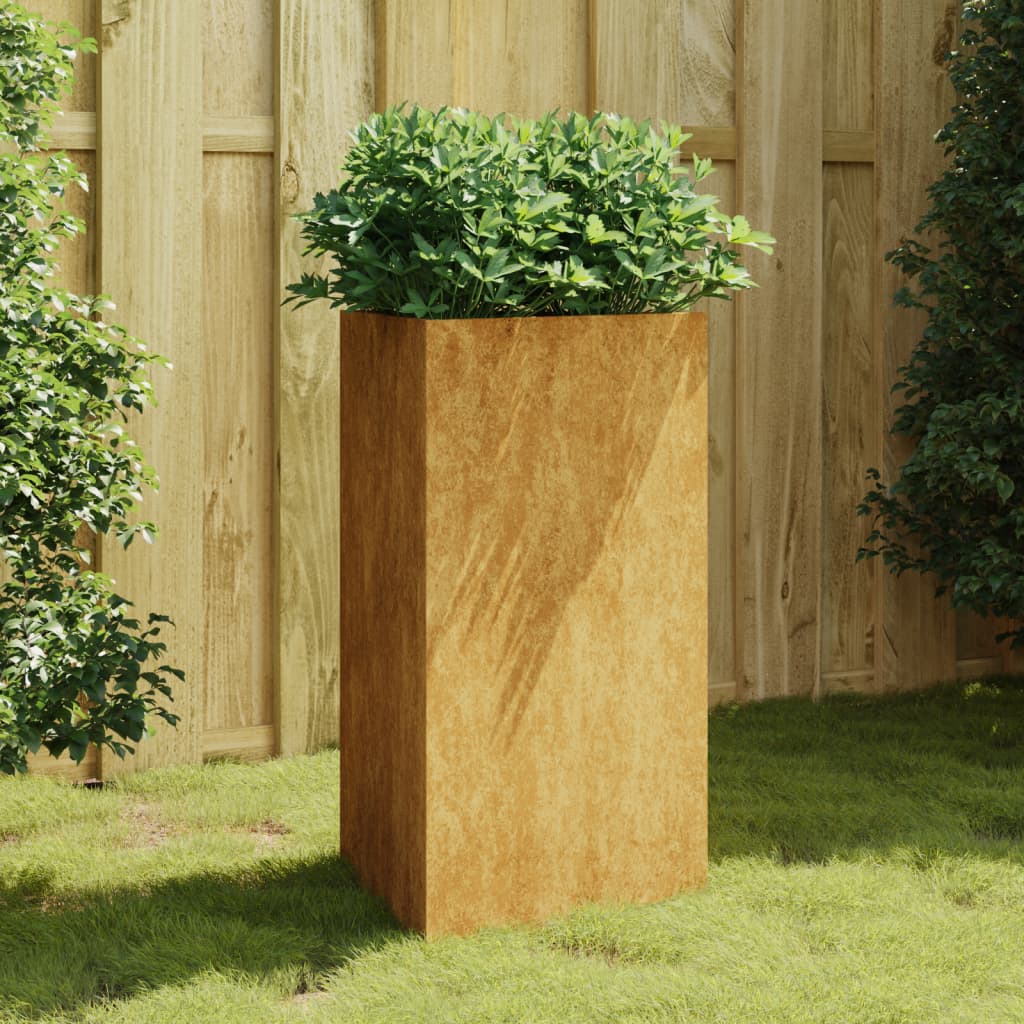   planter 50x43x75 cm Corten steel