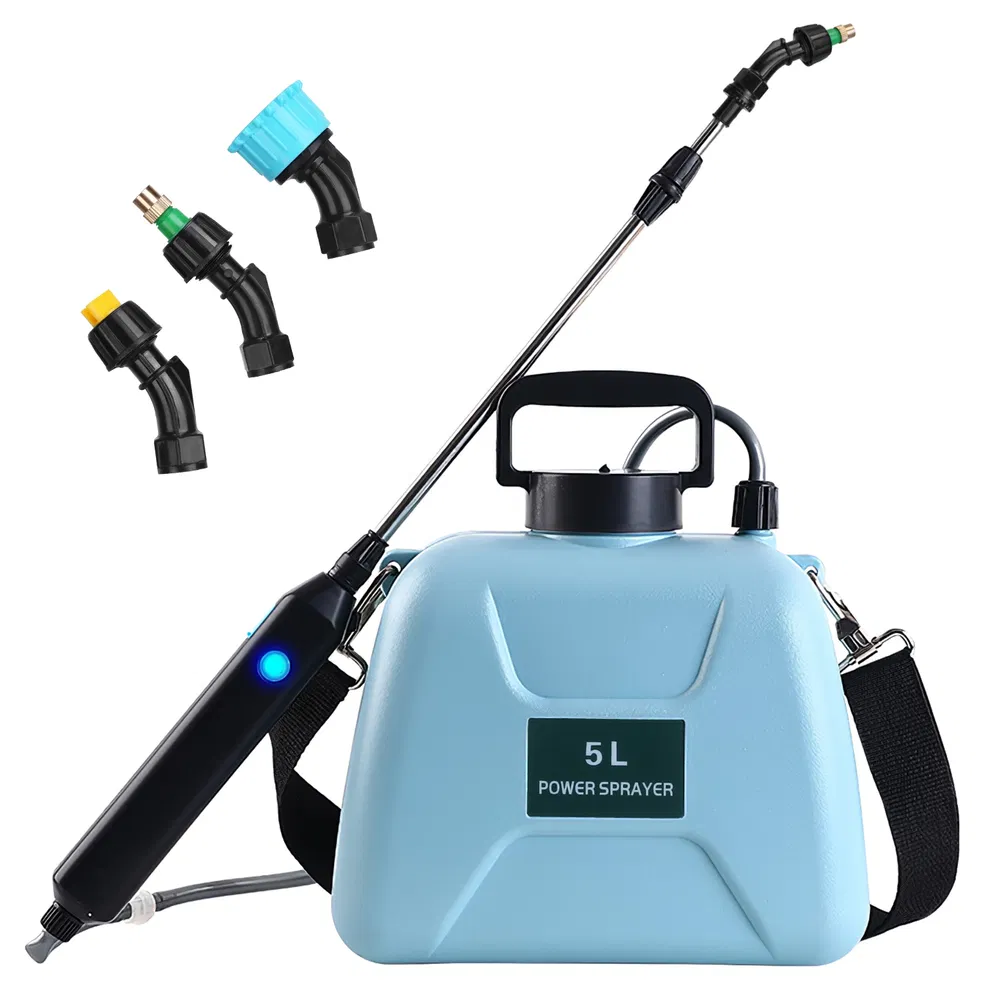 5L/1.3Gallon Electric Plant Sprayer Telescopic Rechargeable Garden Sprayer Automatic Handheld Sprayer With 3 Spray Spouts Shoulder Strap For Cleani... - Shop at LoveMi