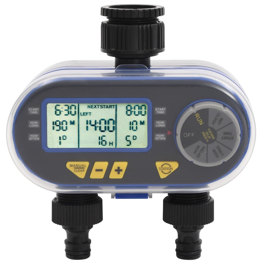    Automatic Digital Dual Outlet Irrigation Timer