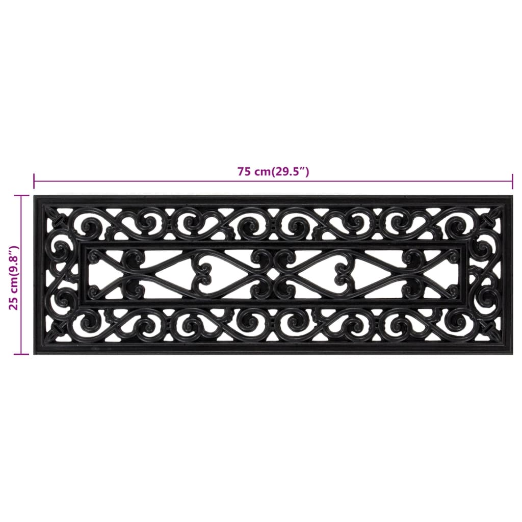   Stair Mats 5 pcs. 25x75 cm Rubber