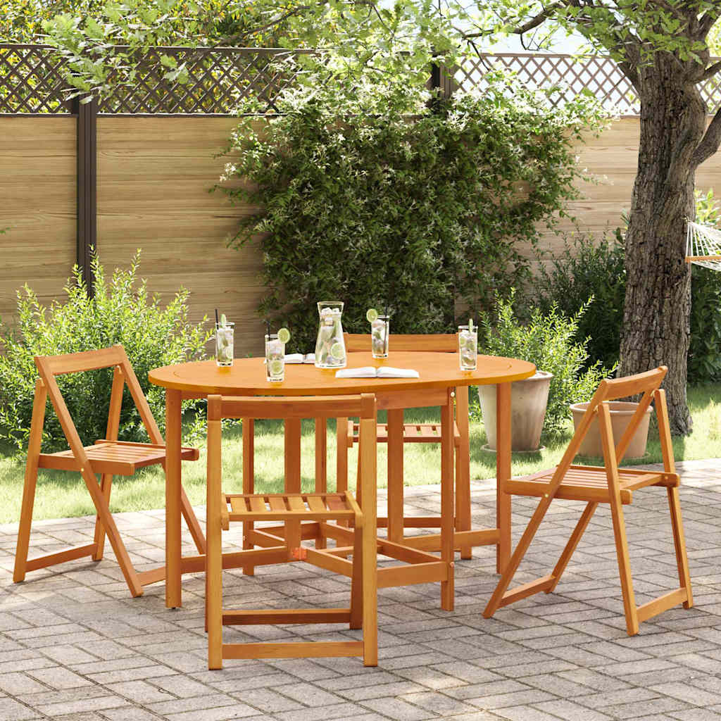Garden Table 110 x Solid Acacia Wood Garden Table 110 Cm Table - Shop at LoveMi