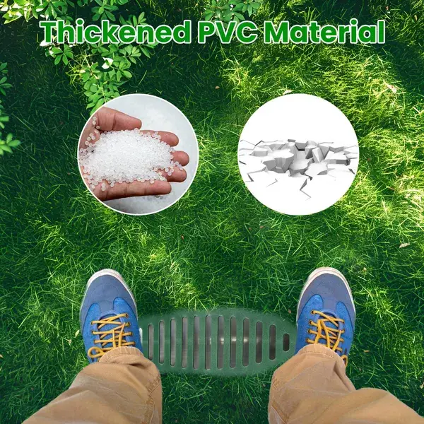 1Pcs/2Pcs 4Inch Green Angled Yard Drainage Pipe With Sloped Grate Yard Drain Emitter For Sump Pump Discharge Downspout Extensions Inlet Outlet Yard Drain Compat