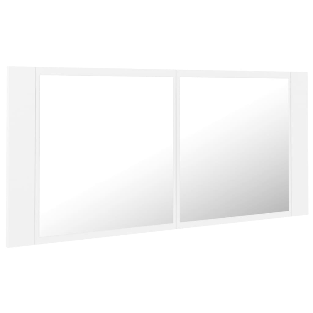   LED bathroom mirror cabinet 100x acrylic — foto 6