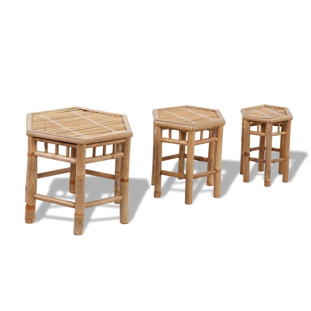 Garden Stools . Bamboo Default - Shop at LoveMi