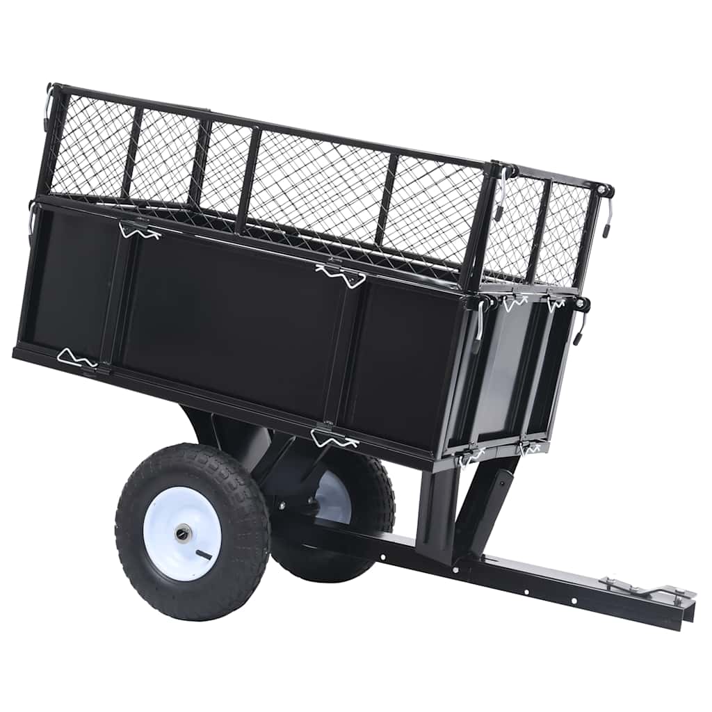   tipping trailer for lawnmowers, 150 kg load