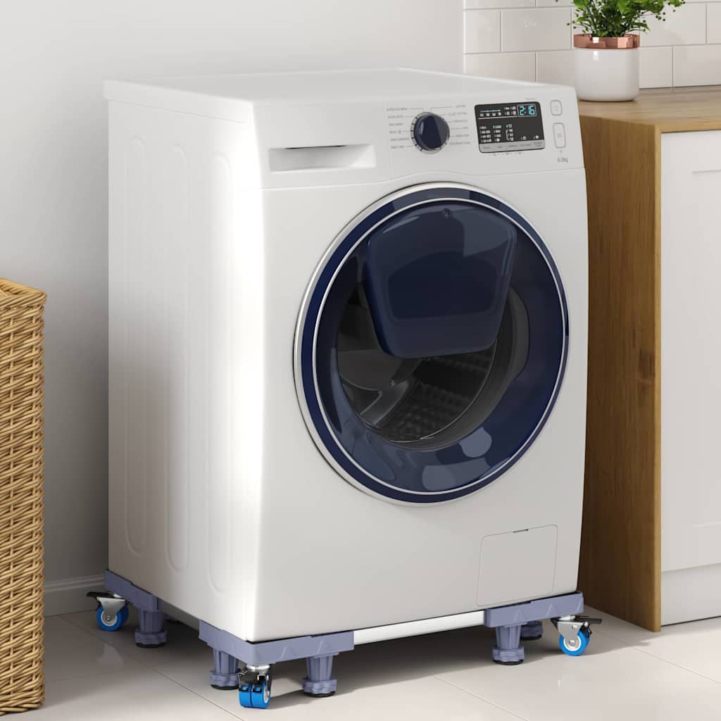   Washing Machine Base Grey 66 x 66 x 12 cm Metal