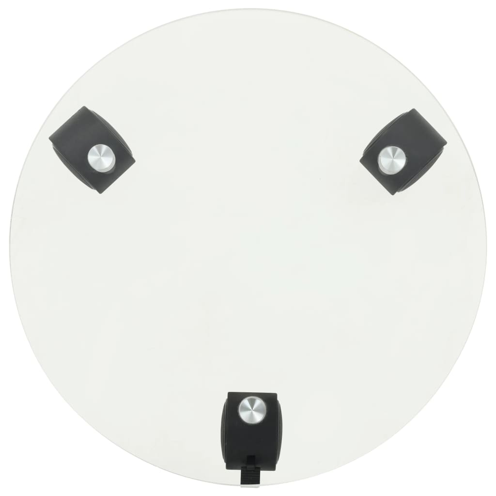 Rollbare Pflanzenständer aus gehärtetem Glas mit 360°-Schwenkrollen und Bremse für einfaches Umstellen der Pflanzen_voghion.com
