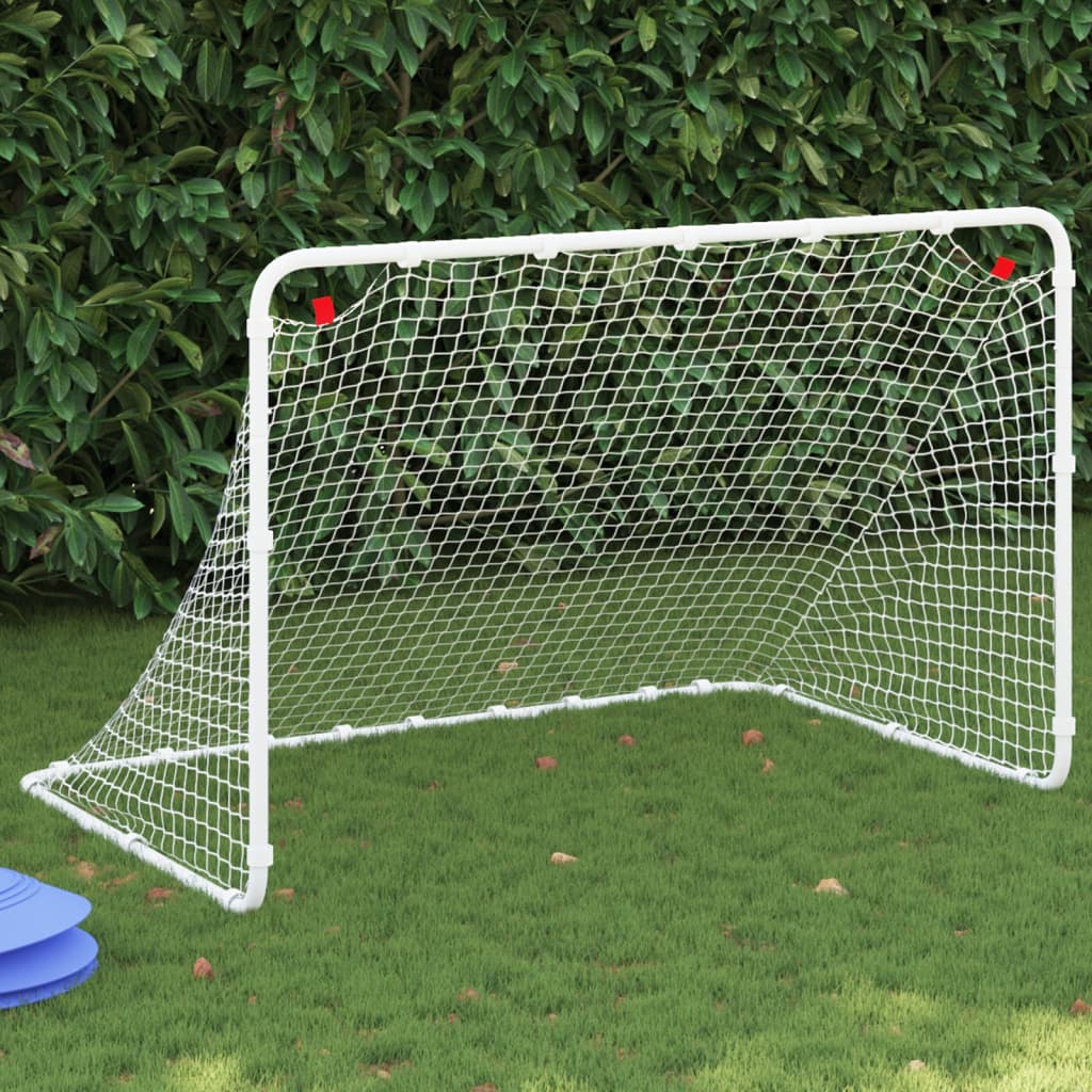 Football Goal White 122 x 81 x 81 cm Steel