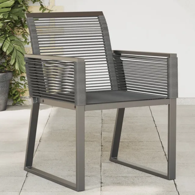 Garden Chairs, , Black Poly Rattan - Shop at LoveMi