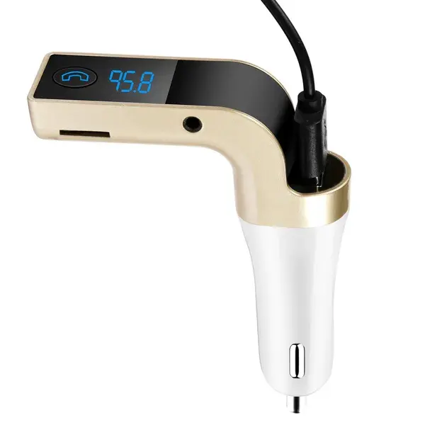 Car Wireless FM Transmitter USB Charger Hands-free