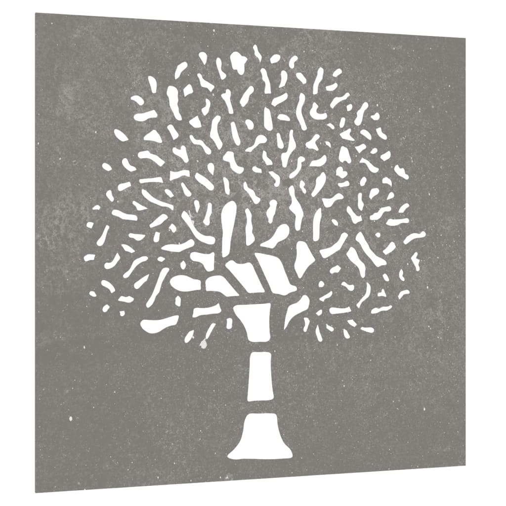 Cortenstahl Wanddekoration Baum – Bild 3