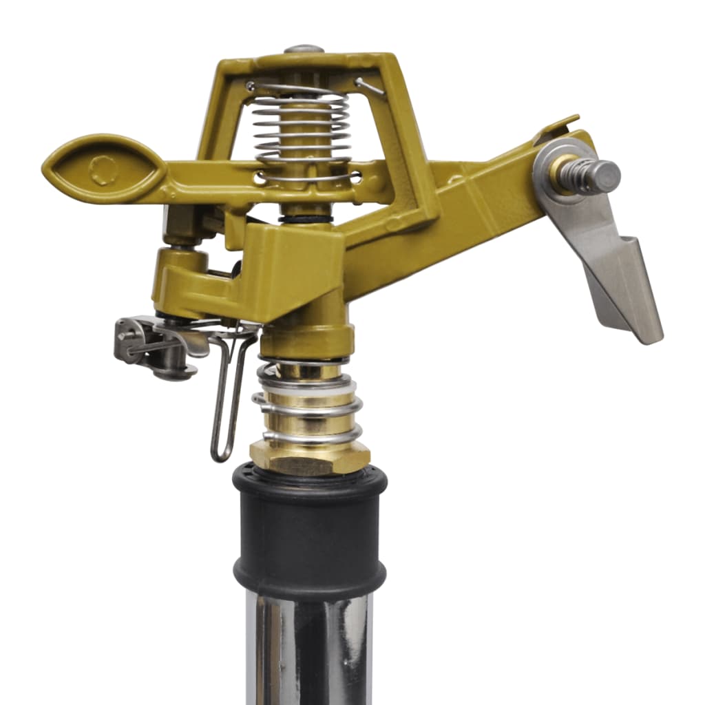 Edelstahl-gartensprenger Auf Stativ Mit Impulsbewässerung_voghion.com