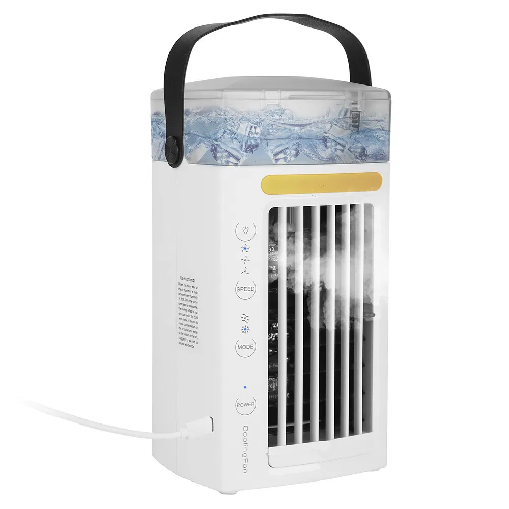 Mini Climatiseur Portable USB 4 en 1 Refroidisseur d’Air Ventilateur Neuf