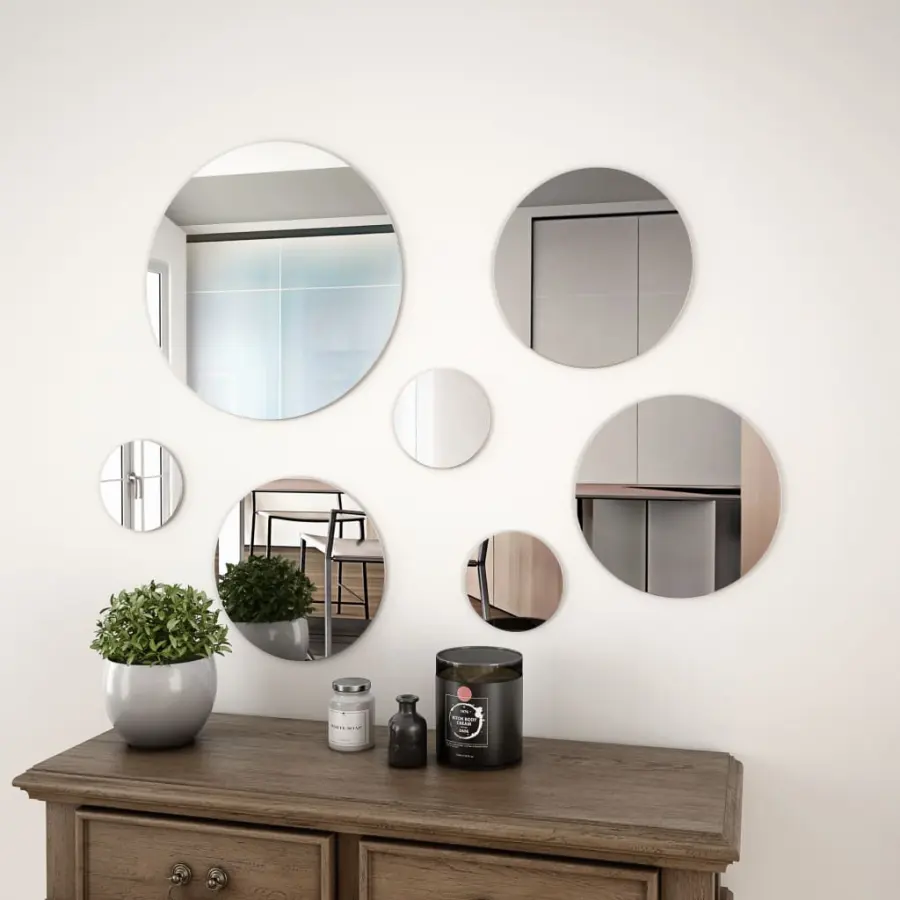 7-piece wall mirror set