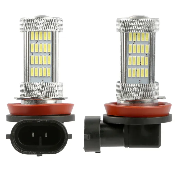 2PCS 800lm H8/H9/ H11 LED Fog DRL Light Bulb IP65 Water-Resistant 360° Beam Angle 6000K White - Image 4