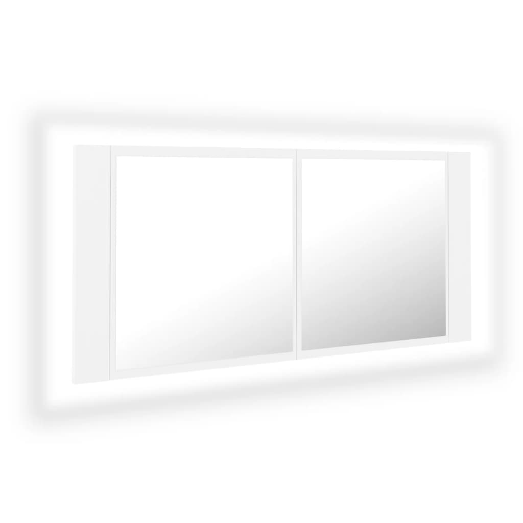   LED bathroom mirror cabinet 100x acrylic — foto 10