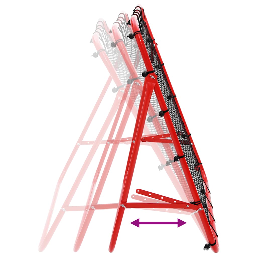Adjustable Football Kickback Rebounder 100×100 cm