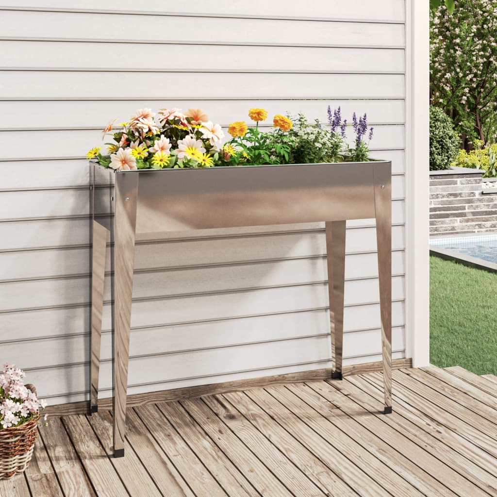   planter 100.5x40.5x90 cm Galvanized steel