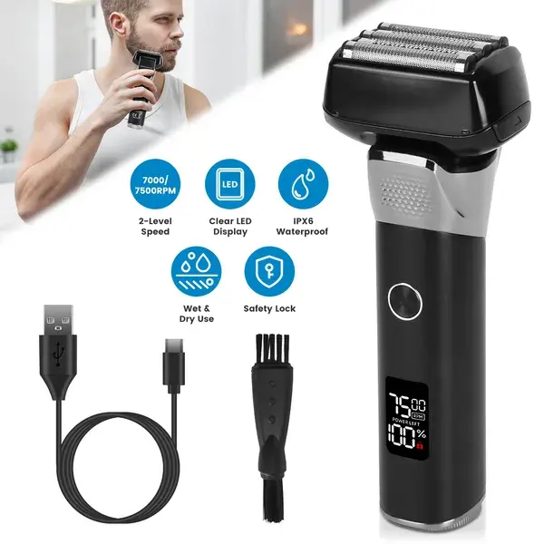 Electric Foil Face Shaver 5-Blade Razor