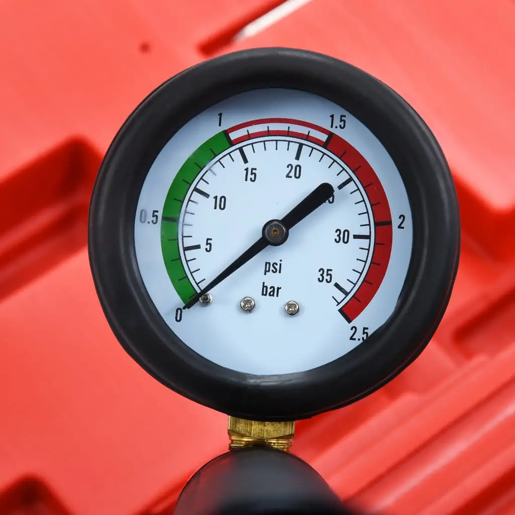 14-piece pressure tester for cooling systems & radiator caps