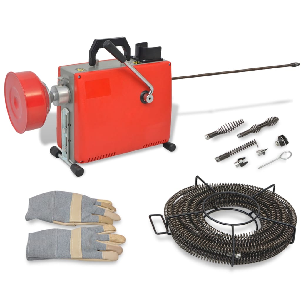    pipe cleaning machine 250W 15mx16mm / 4.5mx9.5mm