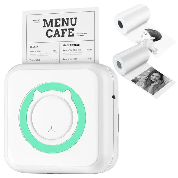 Pocket Wireless Thermal Printer Portable Mini Sticker
