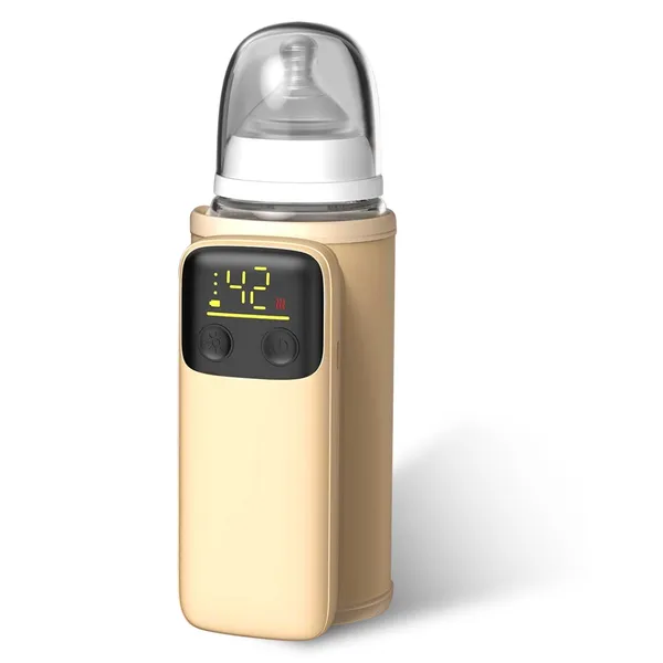 Portable Bottle Warmer With Night Light Baby Milk Warmer Milk Formula Warmer For Home Travel With 6 Heating Levels - Image 1
