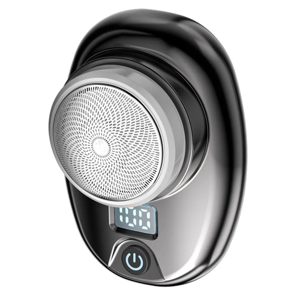 Portable Electric Shaver With LED Digital Display Type-C Rechargeable Electric Razor For Men Electric Beard Trimmer For Home Office Travel Car 6