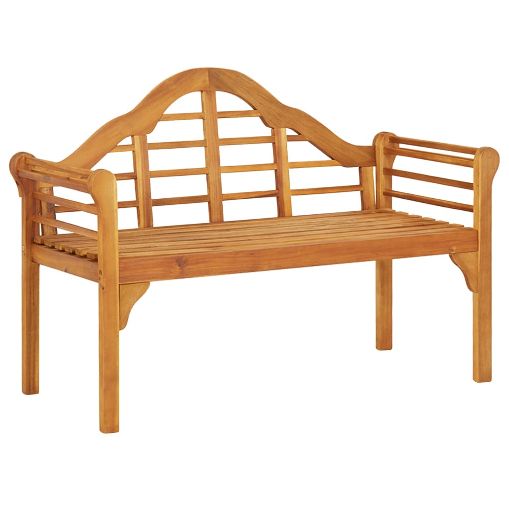 Garden Bench 125 cm Solid Acacia Wood Default - Shop at LoveMi