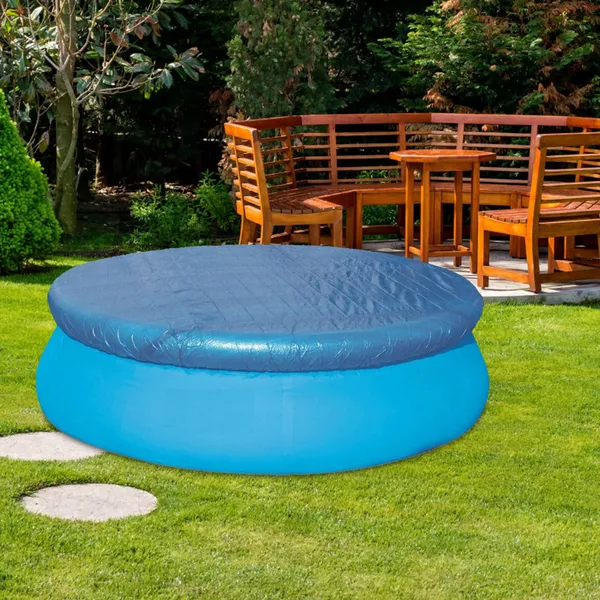 Swimming Pool Cover Protector Dustproof Waterproof Paddling Pool Cover - Image 3