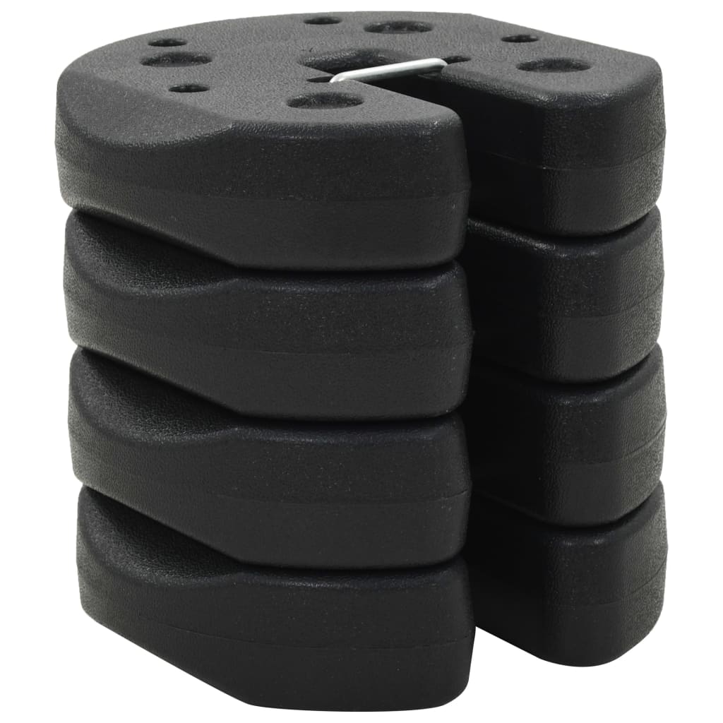   Pavilion Weights, 4 pcs., Black, 220x50 mm, Concrete
