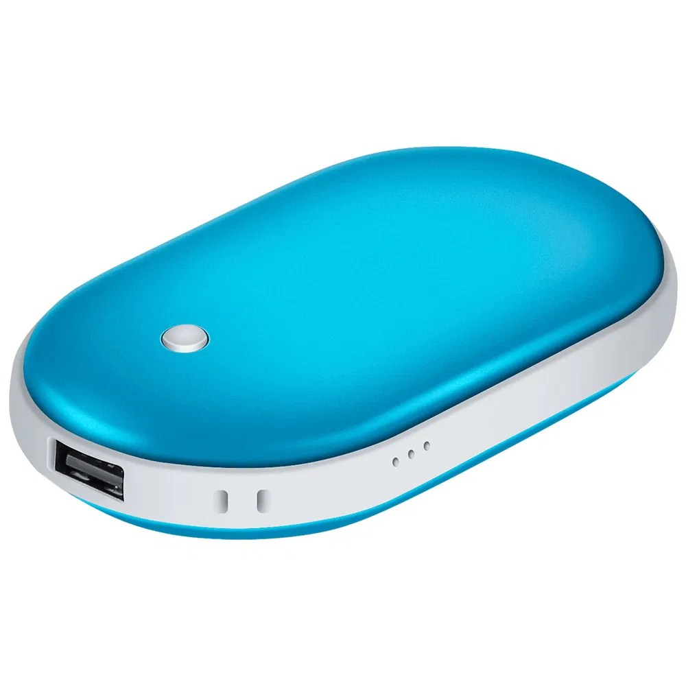 Portable Hand Warmer 5000mAh Power Bank Rechargeable Pocket Warmer Double-Sided Heating Handwarmer - 5