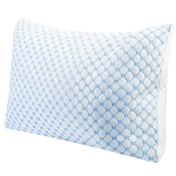 Cooling Memory Foam Pillow Ventilated Soft Bed