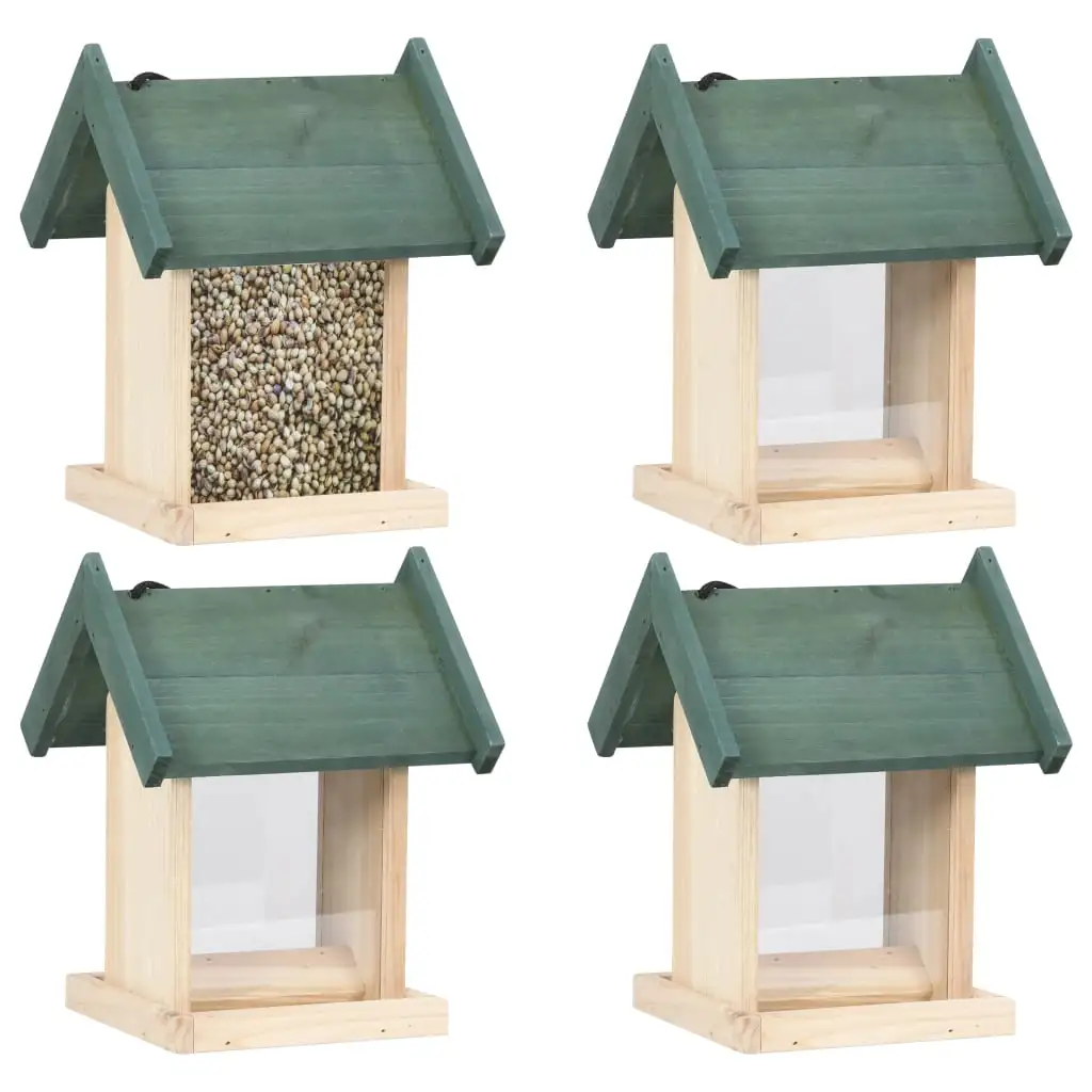 Bird Feeders . Fir Wood