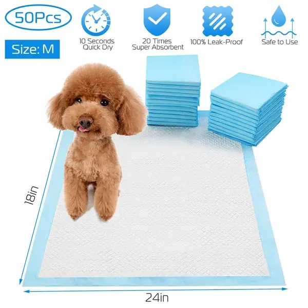 Set Dog Training Pads Puppy Pee Cat