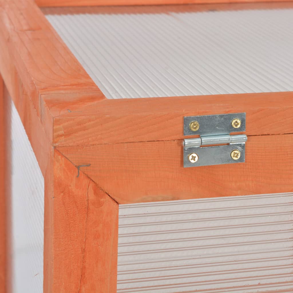 Gewächshaus Aus Holz Mit Polycarbonatplatten Und Zwei Regalen_voghion.com