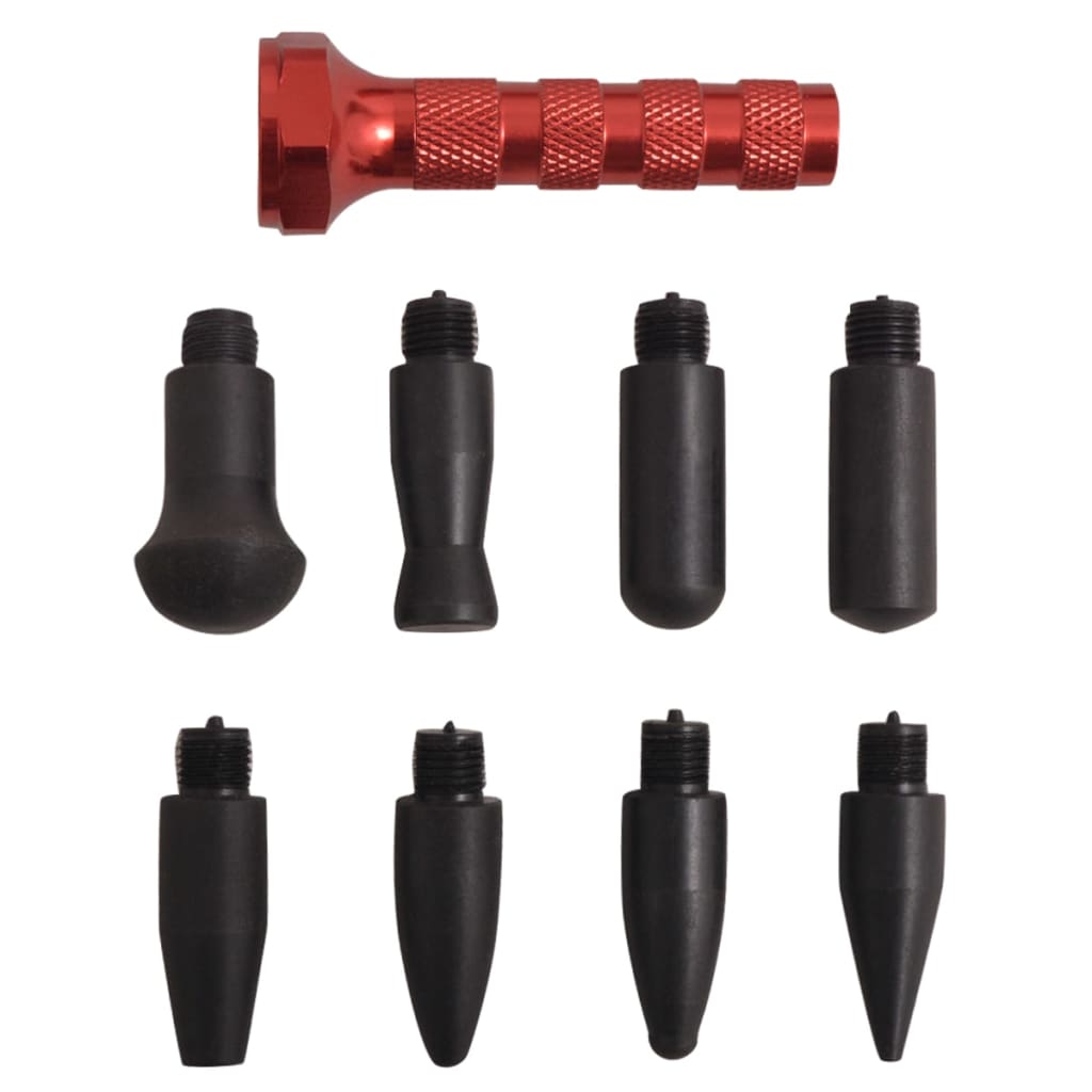 87-piece dent repair tool set, stainless steel