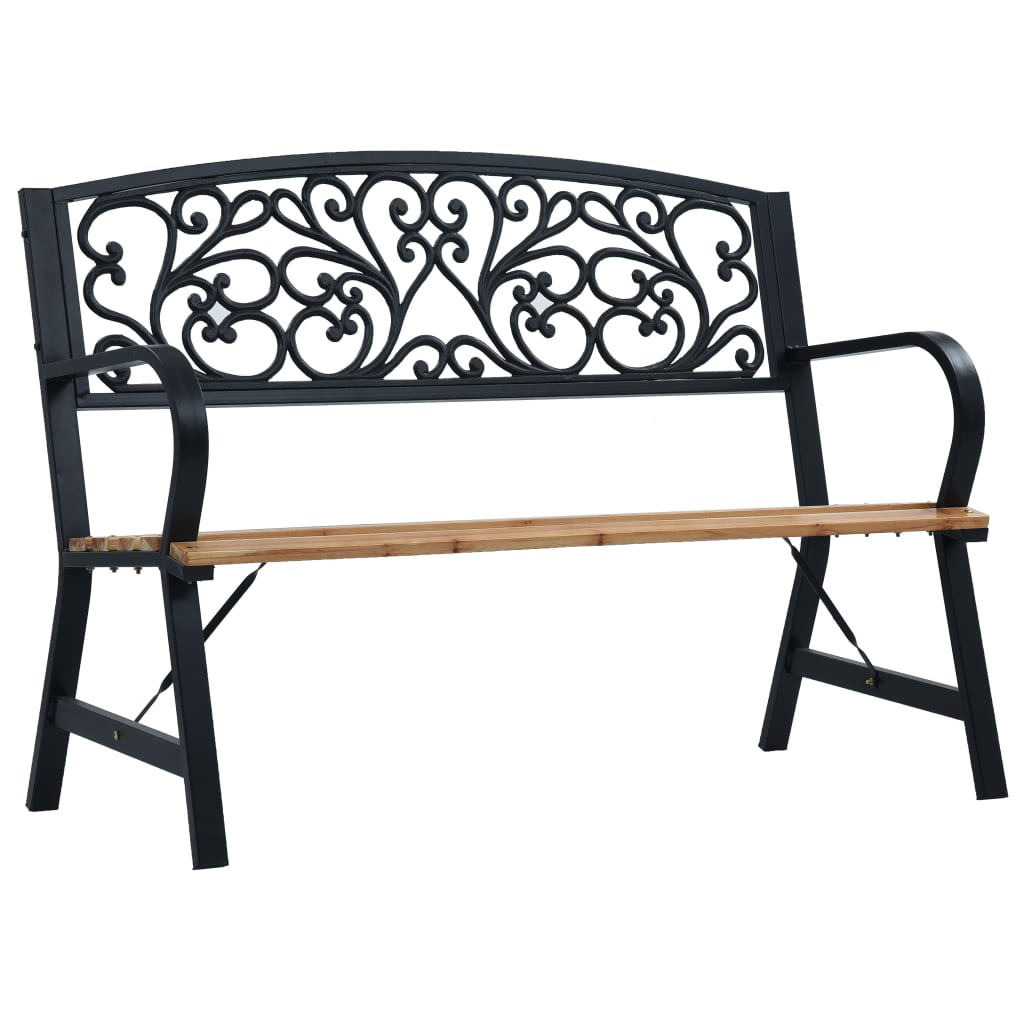 Garden Bench 120 cm Wood Default - Shop at LoveMi