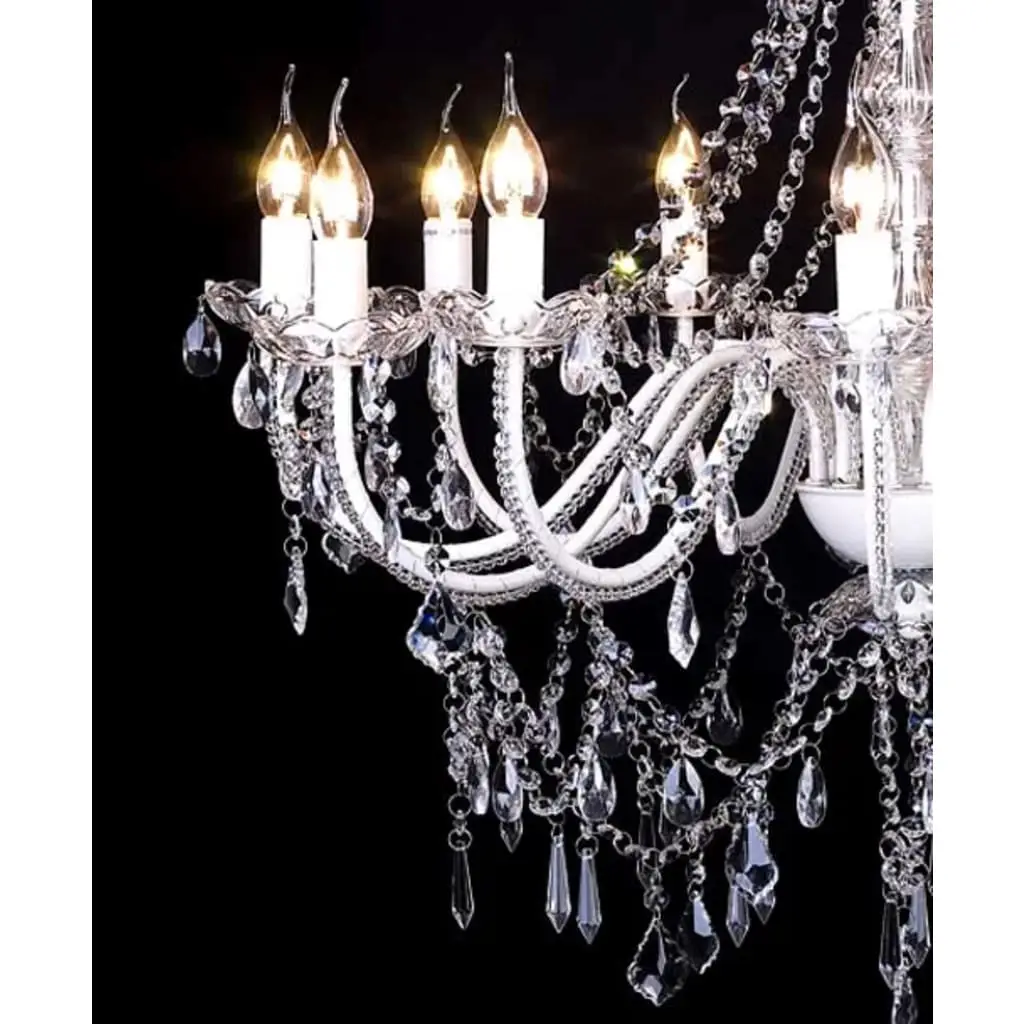 chandelier with 1600 crystals