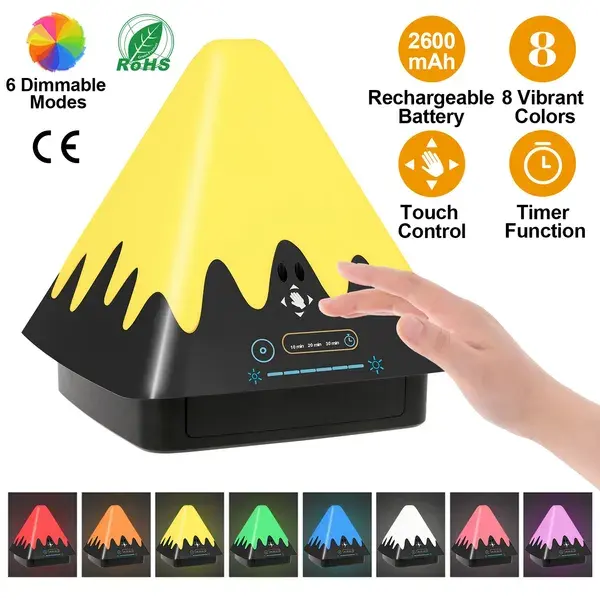 Touch Control Night Light 8-Color Change 6