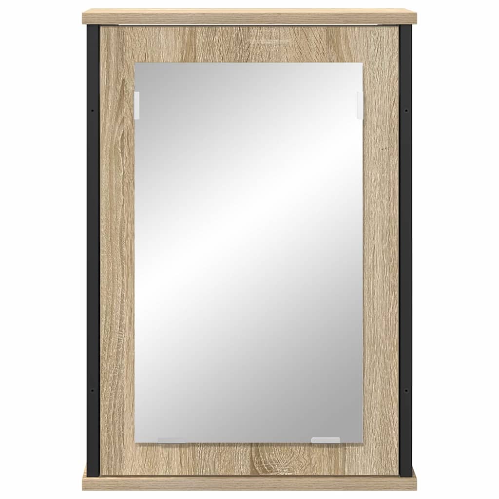   Bathroom Mirror Cabinet Brown 42 x 12 x 60 cm Wood-based material — foto 10