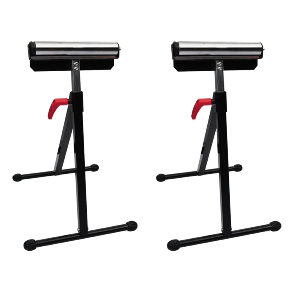 2 x Adjustable Roller Stand