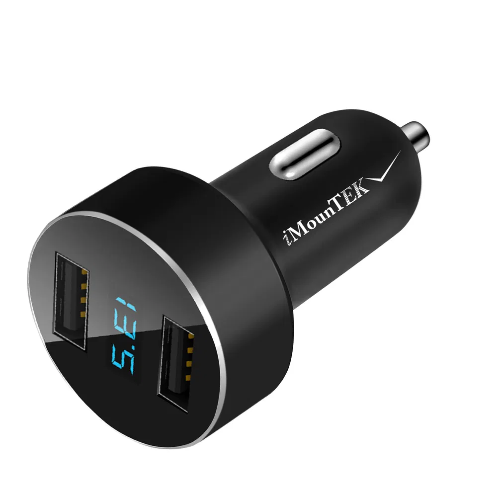 Universal 15W/3.1A Dual USB Car Charger Adapter Aluminum Alloy Fast Car Charging Adapter For IPhone XR XS Tablet PC - Image 5