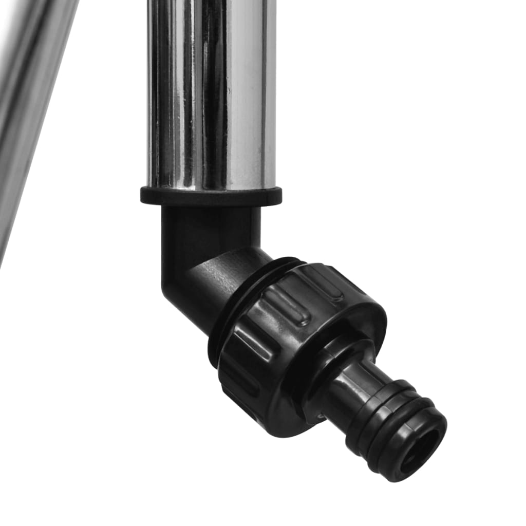 Edelstahl-gartensprenger Auf Stativ Mit Impulsbewässerung_voghion.com