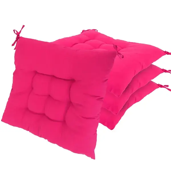 Chair Cushion Pads Pillow 17.72x17.72x2.37in Soft Tie