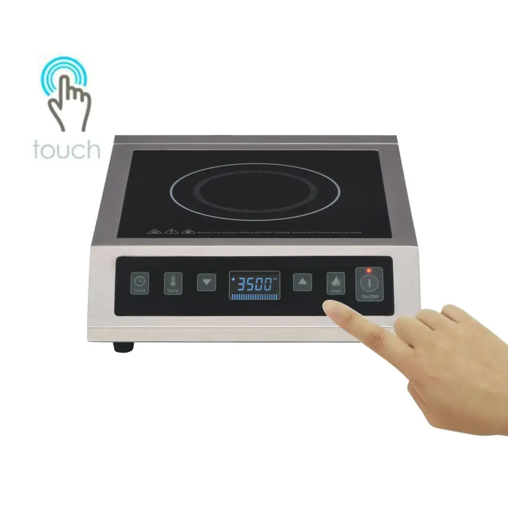 Electric Tabletop Induction Hob with Touchscreen 3500 W