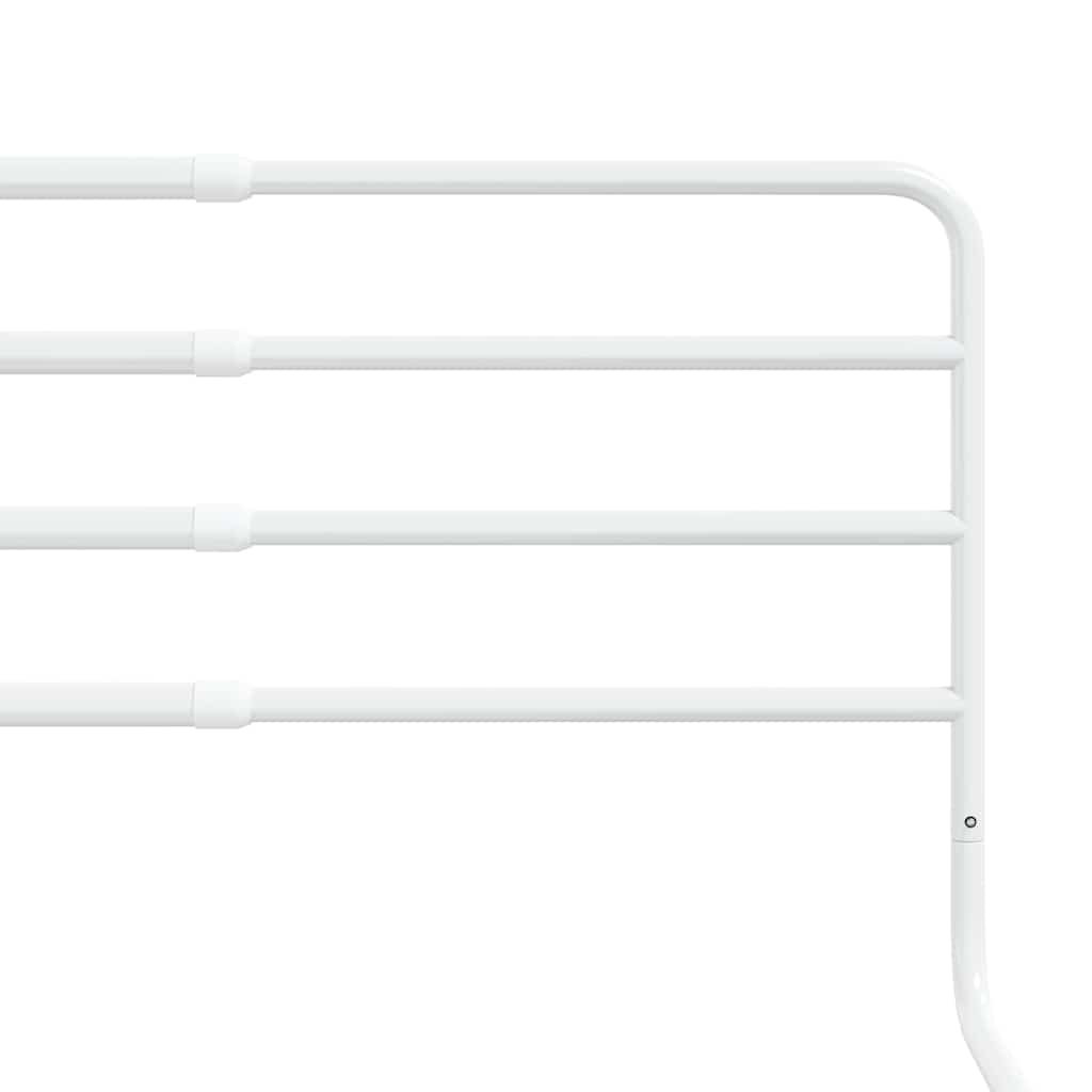   Toddler Bed Guard Rail White (76-137) x 55 cm Iron