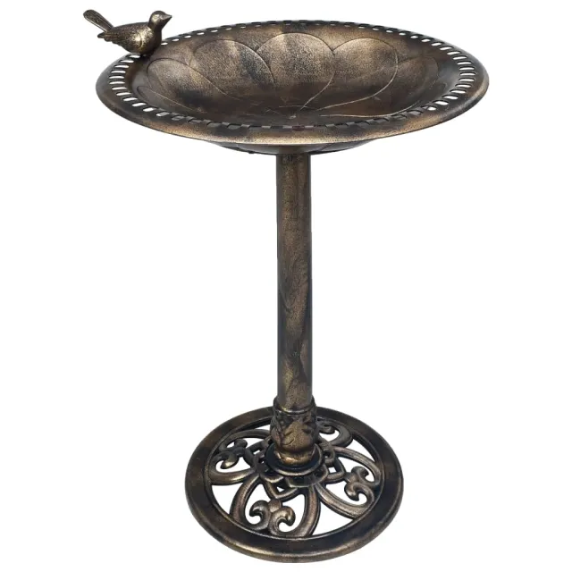 Bird Bath Bronze Plastic - Shop at LoveMi
