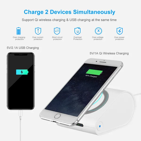 Trådløs Qi-lader 10400 mAh - Miniatyr 3