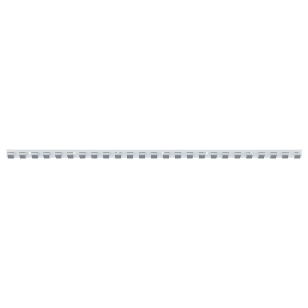Strip Curtain Hook Rail Silver 1 m Stainless Steel